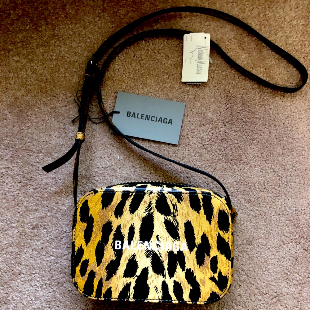 Balenciaga leopard crossover/camera bag